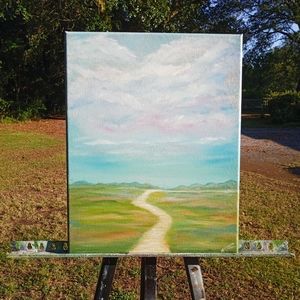 Landscape oil painting